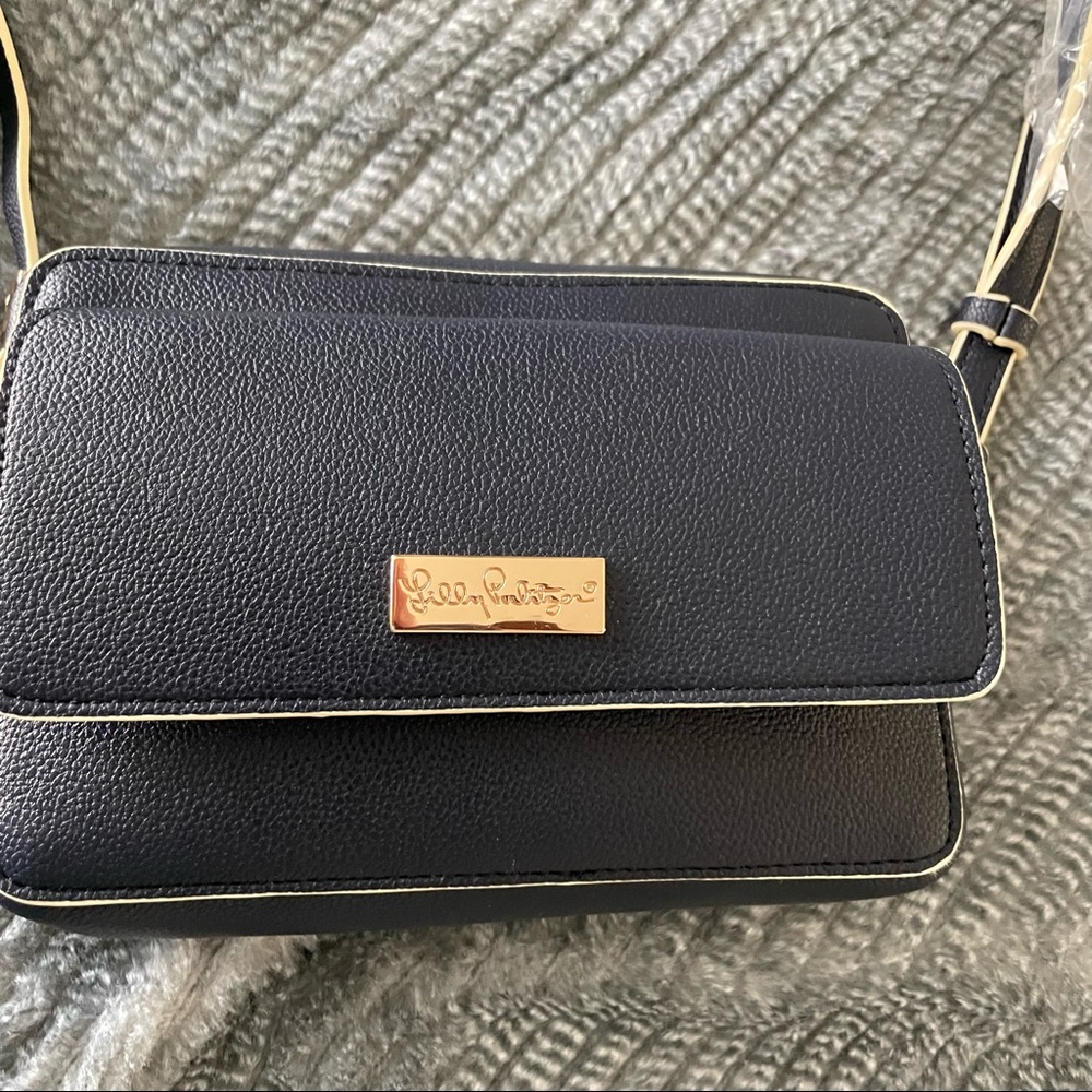 Lilly Pulitzer Lilias Crossbody in True Navy NEW